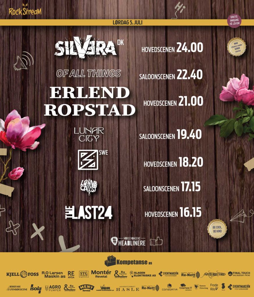 Program lørdag 2025